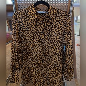 & Other Stories animal print blouse